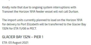 Force majeure was declared! The main port operations in South Africa were paralyzed, and the shipping company announced that it would jump to the port!