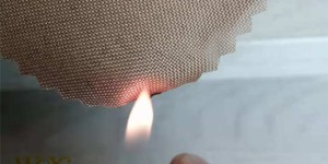 What is the basic principle of flame retardant fabrics?