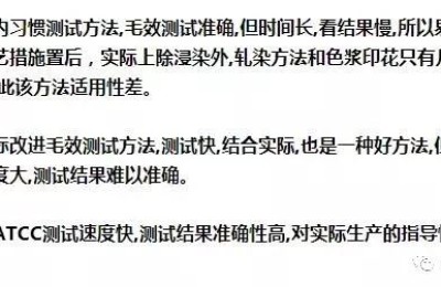 How to test fabric penetration and wool effect? ​​Here are several comparison methods