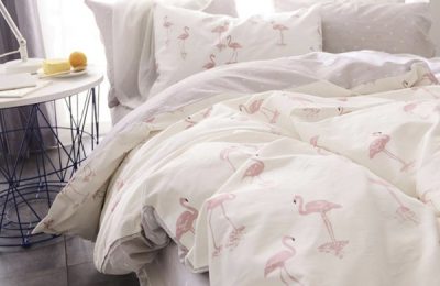 Shop four-piece bed set Set