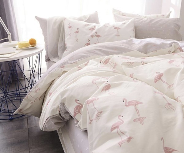 Shop four-piece bed set Shop four-piece bed set Set