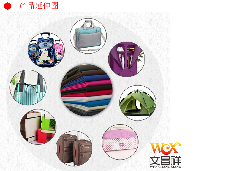 Waterproof Oxford fabric extension products